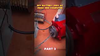 DIY 220V AC Battery from an Old HDD – Free Energy Project Part 3 #freeenergy #diyproject