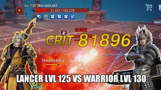 LANCER 125 VS WARRIOR 130 MAGIC SQUARE 7F A71 #mir4