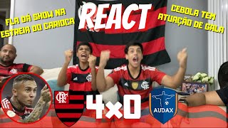 REACT - FLAMENGO 4 x 0 AUDAX-RJ | CARIOCA 2024 | FESTA DA TORCIDA EM MANAUS E BELA ATUAÇÃO DO FLA