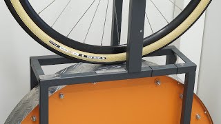 Panaracer GravelKing R Rolling Resistance Test (spin up video)