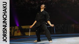 Joris van den Berg - Bercy 2012 - Bruce Lee challenge Nunchaku