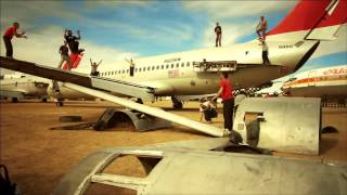 Airplane Graveyard + 40 Pro Freerunners = THE TAKEOVER