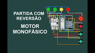 Partida com Reversão com Motor Monofásico (2 parte)