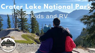 Crater Lake National Park - with Kids and RV, big rig