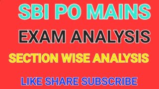 SBI PO Mains Exam Analysis 5 December 2023 | SBI PO Mains Exam 2023