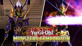 Yu-Gi-Oh - Monsters comparison models and attacks - Forbidden Memories vs The Duelists of the Roses