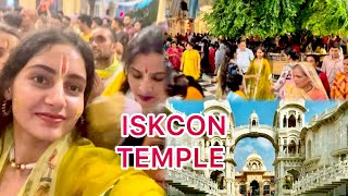 ISkCON TEMPLE 🛕 || visiting iskcon temple |Iskcon Virndavan (Mathura virndavan tourist places).