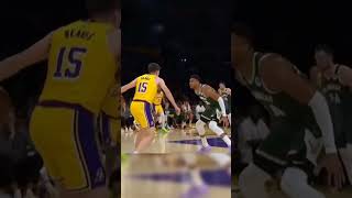 Austin Reaves uses Iverson moves on Giannis and this is what happen.#highlights #nba #shorts