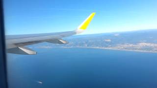 TAKE OFF A320 / BARCELONA / VUELING / AMAZING AERIAL VIEW