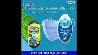 882008 Mask Bead Explosion Cool Burst Mask Burst Lian Hua Cool Burst Anti Bacterial