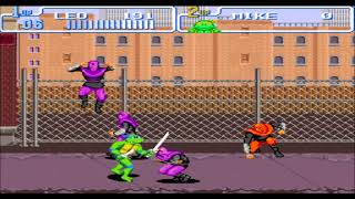 Teenage Mutant Ninja turtles IV Turtles in Time - Leonardo - (SUPER NINTENDO) - FINAL