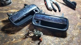 Changing door handles and locks 1989 and up Toyota pickup 01-30-20