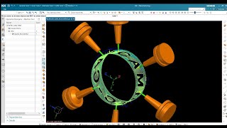 NX CAM  Multi Axis Roughing - 4Axis CAD to CAM