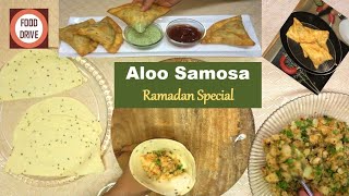 Aloo Samosa | Ramadan Special Crispy Aloo Samosa Recipe By Food Drive