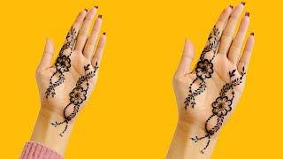 front hand mehndi design || arabic front hand mehndi design 2024 | eid mehndi 2024