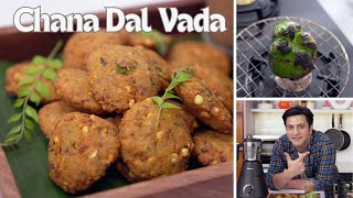 बारिश के मौसम में बनाओ करारे दाल के वडे | Chana Dal Vada | Smokey Coconut Chutney | Kunal Kapur