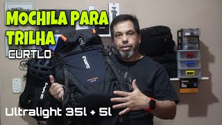 Mochila para Trilha Curtlo semi-cargueira 35l + 5l Montanha.