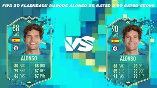 FIFA 20 FLASHBACK MARCOS ALONSO 88 RATED V 90 RATED SBC!!!!