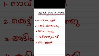 DAY 14 of 100 USEFUL ENGLISH WORDS #easyenglishwithvini #spokenenglishclassinmalayalam