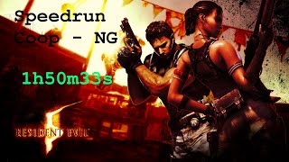 Speedrun Resident Evil 5 NG Coop 1:50:33