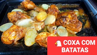 coxas de frango com batatas