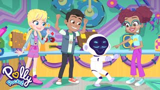 Polly Pocket | Dancing ROBOT gets signups for Shani’s club! | Hidden Worlds (Available on Netflix)