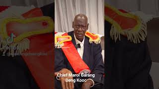 chief Marol Garang Deng Kooch #dinka #southsudanese #culture #africa