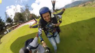 En parapente relajadito