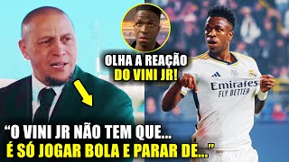 🚨 NOSSA! Olha o que o ROBERTO CARLOS FALOU DO VINI JR NO REAL MADRID E DO RONALDO FENÔMENO HOJE