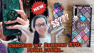 Unboxing my new  #Samsung A70's phone casing,  worth $80.00???