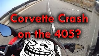 Corvette Crash On 405