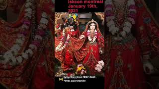 Iskcon montreal January 19th, 2021