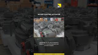 AOX Rotary Electric Actuator: Precision Automation in Action #shorts