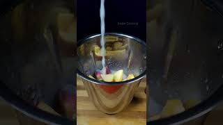 How to Make Apple Milkshake #shorts #youtubeshorts #apple