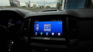 Ford Everest Ambiente 9" Android Os Head Unit qled display