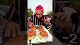 3 min में 4 Vada pav खाओ 😳😳 1100 ₹ Cash ईनाम ले जाओ 🤑🤑 ।। street Challange #food #streetfood SA