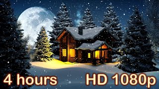 ✰ 4 HOURS ✰ CHRISTMAS MUSIC ♫ MEDLEY ✰ Christmas Music Instrumental ✰ Relaxing Christmas Music Snow