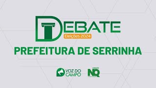 Debate com candidatos a Prefeitura de Serrinha - 13/09/2024