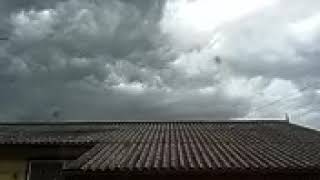 small time lapse of a storm appearing