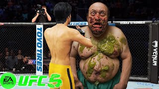 🐲 UFC5 Bruce Lee vs. Greedy Widower UFC 5 - Super Fight 🐲