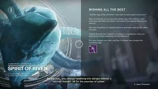 Destiny 2:Season of the Wish: Speak to Riven (Week 2)