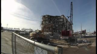 Time-lapse hotel demolition – Day 5