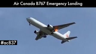 Air Canada B767 Emergency Landing