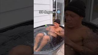 Ultimate cold plunge!! Husband vs wife