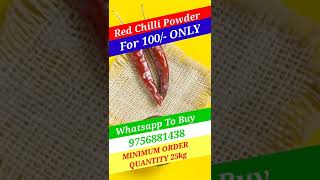 Chilli Flakes Exporter | Homemade Red Chilli Powder | Exporter of Red Chilli 20 July 2022