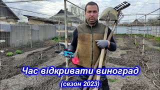 Час відкривати виноград 2023