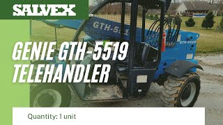 Current Sale - Genie GTH-5519 Telehandler 2015 2,428 Working Hours (1 Unit)