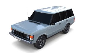 Range Rover Classic v3 3D Model