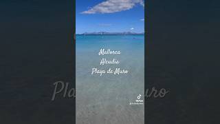 🌴Mallorca Playe de Muro Alcudia Beach🌴 #shortvideo #mallorca #alcudia