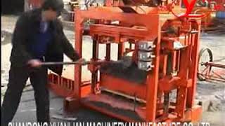 QT4-40 small hand compressed hollow solid paver block making machine